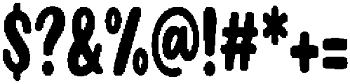Jelly Puff Regular otf (400) Font OTHER CHARS