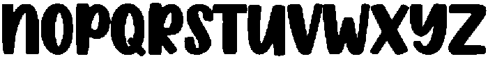 Jelly Puff Regular otf (400) Font UPPERCASE