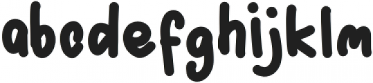 JellyBean otf (400) Font LOWERCASE