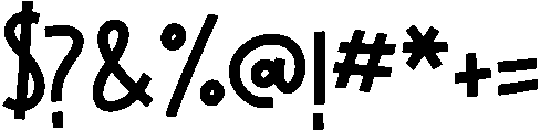 Jellybean otf (400) Font OTHER CHARS