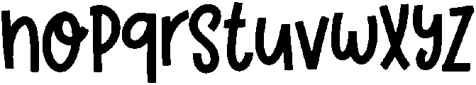 Jellybean otf (400) Font LOWERCASE