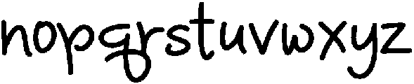 Jellybean otf (400) Font LOWERCASE