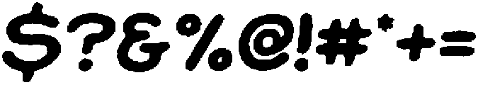 Jellybon Angular Italic otf (400) Font OTHER CHARS