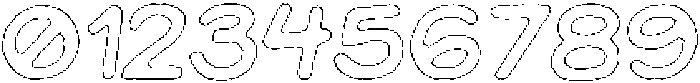 Jellybon Angular Outline Italic otf (400) Font OTHER CHARS