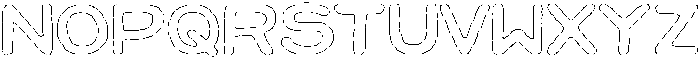 Jellybon Angular Outline otf (400) Font UPPERCASE