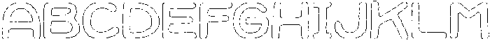 Jellybon Angular Outline otf (400) FONT