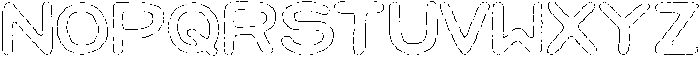 Jellybon Angular Outline otf (400) Font LOWERCASE