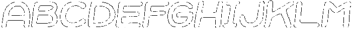 Jellybon Brush Outline Italic otf (400) FONT