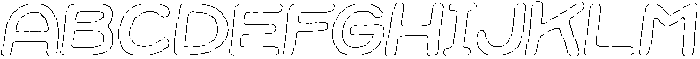 Jellybon Chalk Outline Italic otf (400) FONT