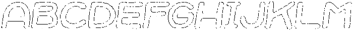 Jellybon Eroded Outline Italic otf (400) FONT