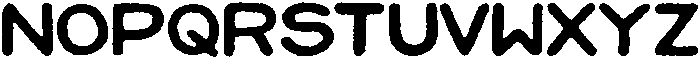 Jellybon Eroded otf (400) Font UPPERCASE