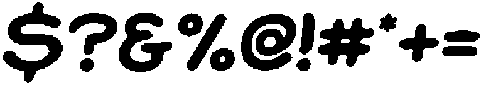 Jellybon Graphite Italic otf (400) Font OTHER CHARS