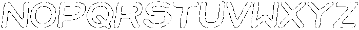 Jellybon Graphite Outline Italic otf (400) Font LOWERCASE