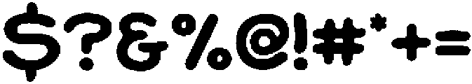 Jellybon Graphite otf (400) Font OTHER CHARS