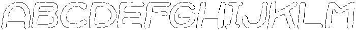 Jellybon Liner Outline Italic otf (400) FONT