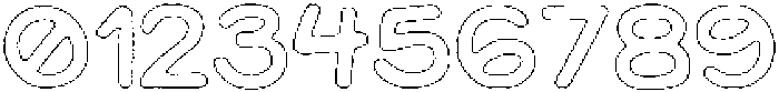Jellybon Liner Outline otf (400) Font OTHER CHARS