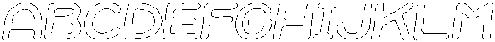 Jellybon Pencil Outline Italic otf (400) FONT
