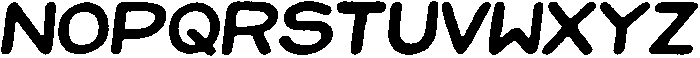 Jellybon Rough Italic otf (400) Font LOWERCASE