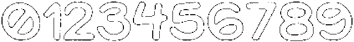 Jellybon Rough Outline otf (400) Font OTHER CHARS
