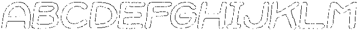 Jellybon Wax Outline Italic otf (400) FONT