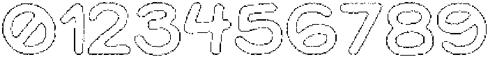 Jellybon Wax Outline otf (400) Font OTHER CHARS