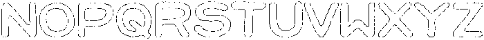 Jellybon Wax Outline otf (400) Font UPPERCASE
