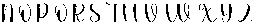 Jellyfish Regular otf (400) Font UPPERCASE