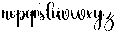 Jellyfish Regular otf (400) Font LOWERCASE