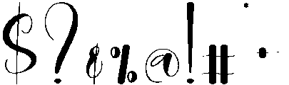 Jellyfish Regular otf (400) Font OTHER CHARS