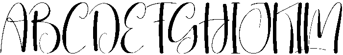Jellyfish Regular otf (400) Font UPPERCASE