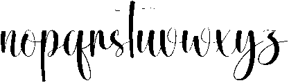 Jellyfish Regular otf (400) Font LOWERCASE