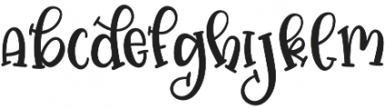 Jellysea Regular otf (400) Font LOWERCASE