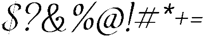 Jelvion Italic otf (400) Font OTHER CHARS