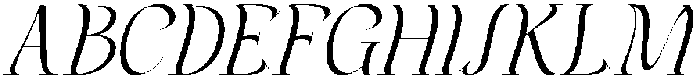 Jelvion Italic otf (400) Font UPPERCASE