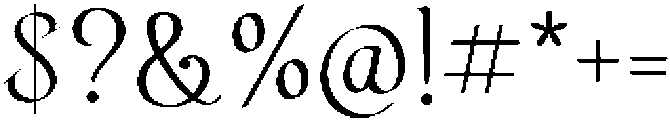 Jelvion Regular otf (400) Font OTHER CHARS