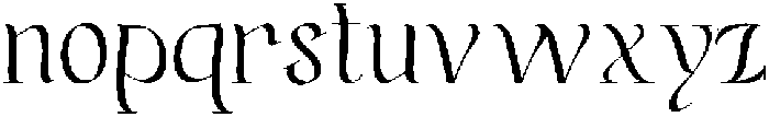 Jelvion Regular otf (400) Font LOWERCASE
