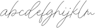 Jemaritta Signature otf (400) Font LOWERCASE