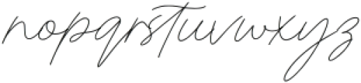 Jemaritta Signature otf (400) Font LOWERCASE