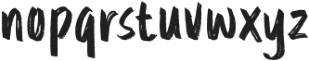 Jembrush otf (400) Font LOWERCASE