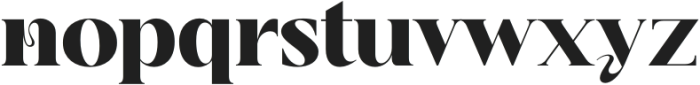 Jemina Black otf (900) Font LOWERCASE