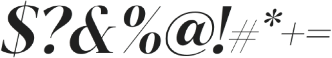 Jemina Bold Italic otf (700) Font OTHER CHARS