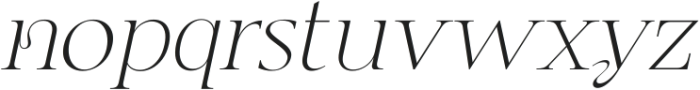 Jemina Italic ttf (400) Font LOWERCASE