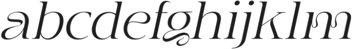 Jemina Light Italic otf (300) Font LOWERCASE