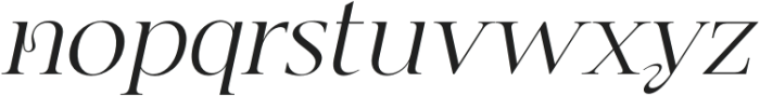 Jemina Light Italic otf (300) Font LOWERCASE