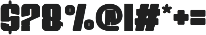 Jempron Bold otf (700) Font OTHER CHARS