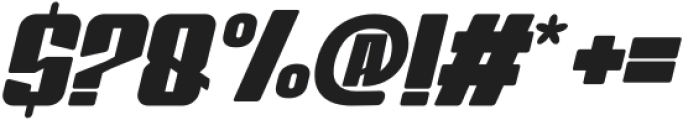 Jempron Italic otf (400) Font OTHER CHARS