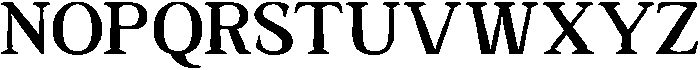 Jenbior Regular otf (400) Font UPPERCASE