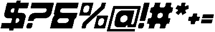 Jengah Italic ttf (400) Font OTHER CHARS
