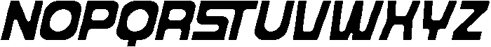 Jengah Italic ttf (400) Font UPPERCASE