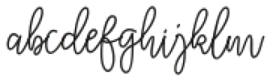 Jenilla Script Regular otf (400) Font LOWERCASE